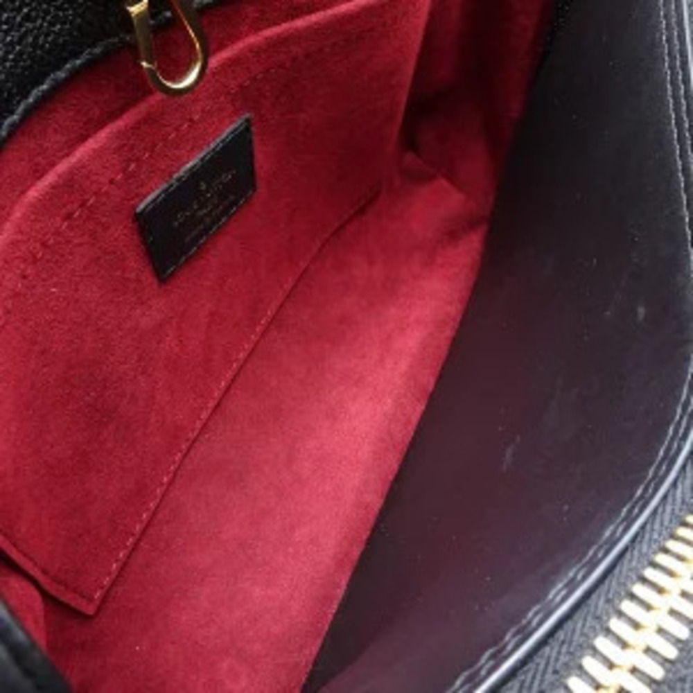 Louis Vuitton Montaigne Black Monogram Empreinte Beige Bag Noir - Picture 8 of 9